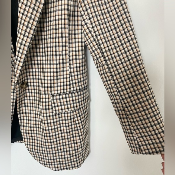 Marled Plaid Blazer - Picture 4 of 5